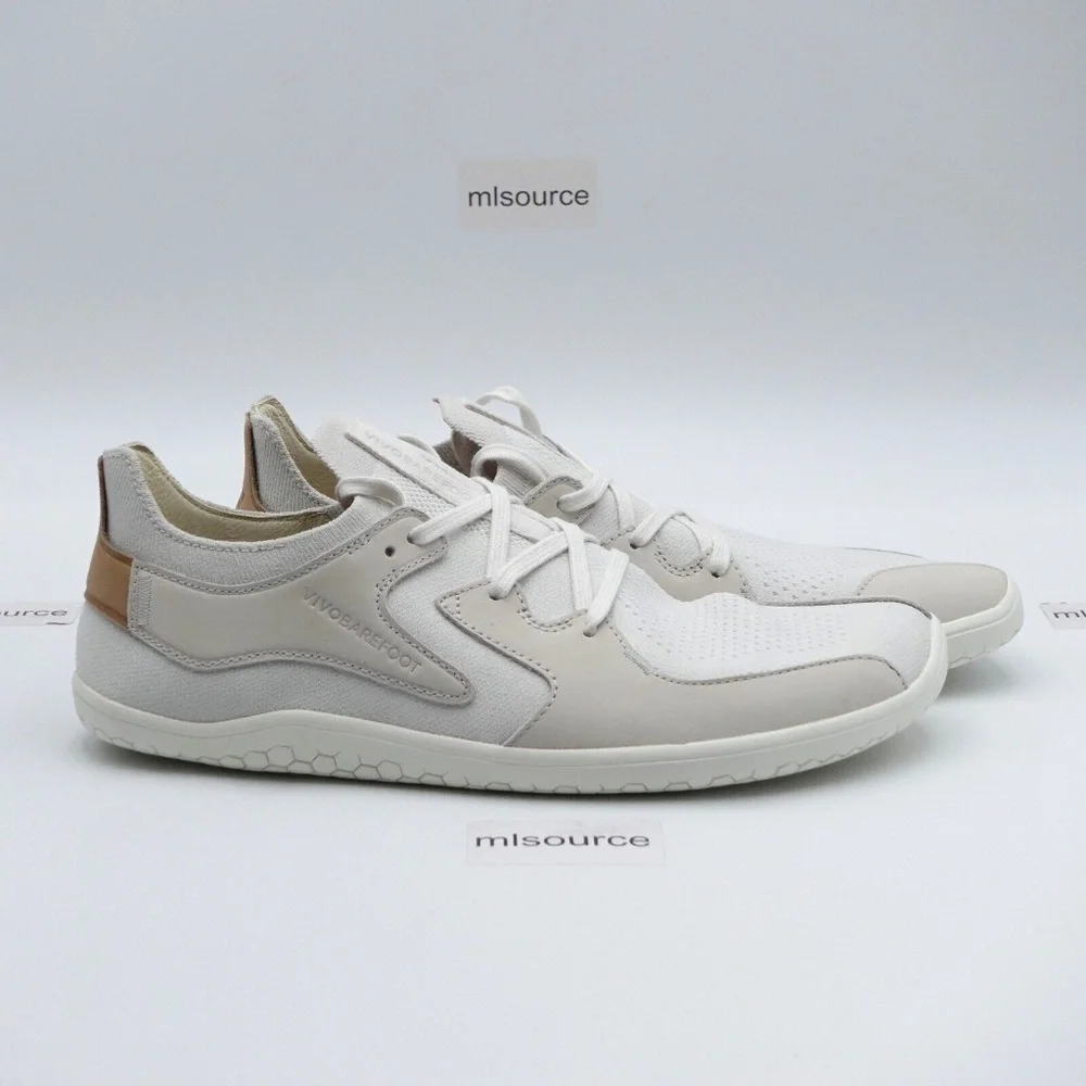 NEW Vivobarefoot Men's Primus Asana Leather Barefoot Shoes 309300-03 Natural
